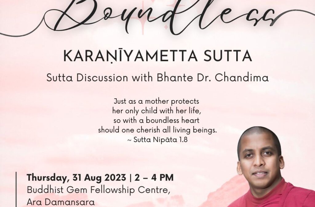 Youth Connection Session: Sutta Study with Bhante Dr. Chandima